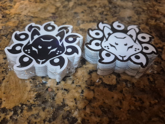 PK Fox Logo Stickers